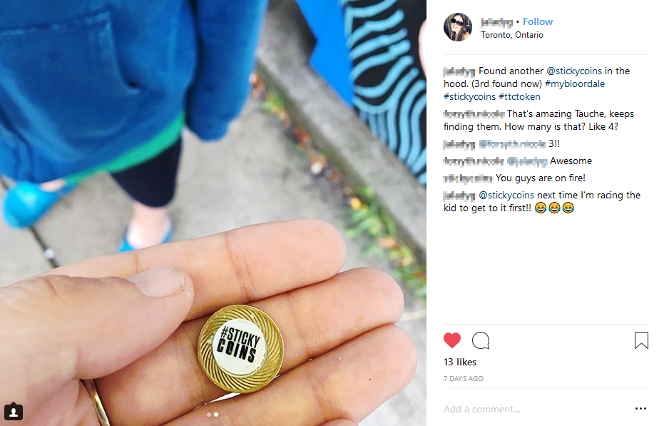 stickycoin found